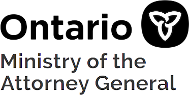 Logo: Ministry of the Attorney General Ontario